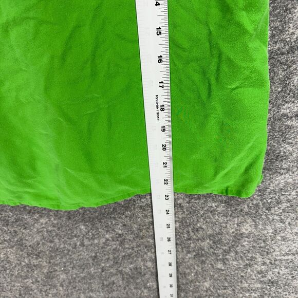 Vivinne X Blouse Women XL Green Sleeveless Wide Strap Silk Round Neck Casual - Picture 5 of 6